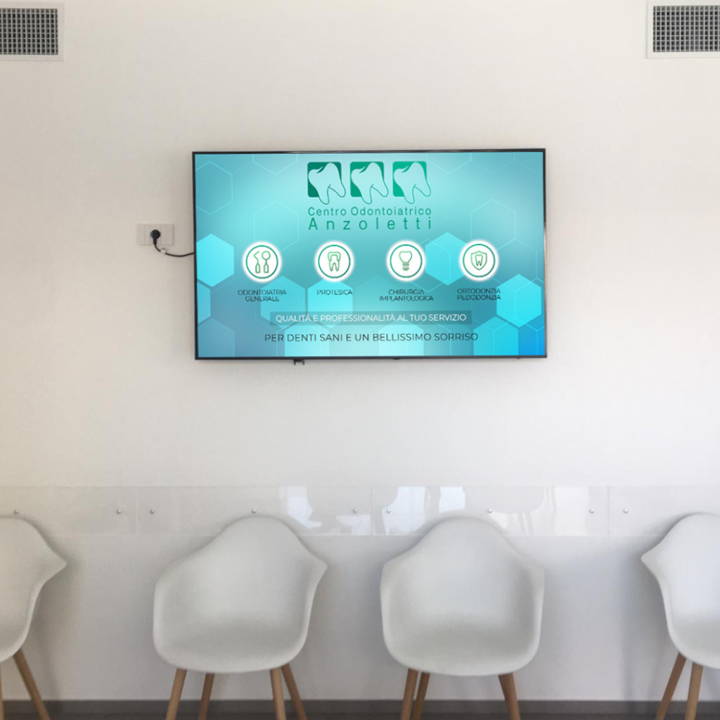 installazione-digital-signage-centro-odontoiatrico-anzoletti